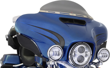 Load image into Gallery viewer, Klock Werks Flare™ Windshield - 5" - Dark Smoke - '14-'23 FLH KWW-01-0389 - Back View