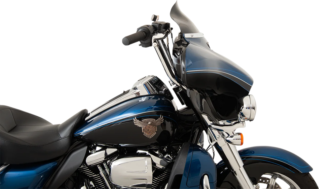 Klock Werks Flare™ Windshield - 6-1/2" - Black - '14-'23 FLHT KWW-01-0200-2014 - Main Product View