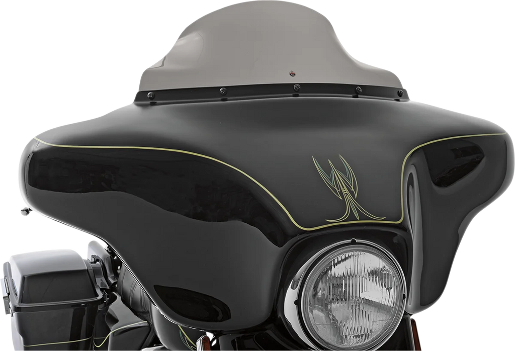 Klock Werks Flare™ Windshield - 6-1/2" - Black - '86-'95 FLHT KWW-01-0196 - Main Product View