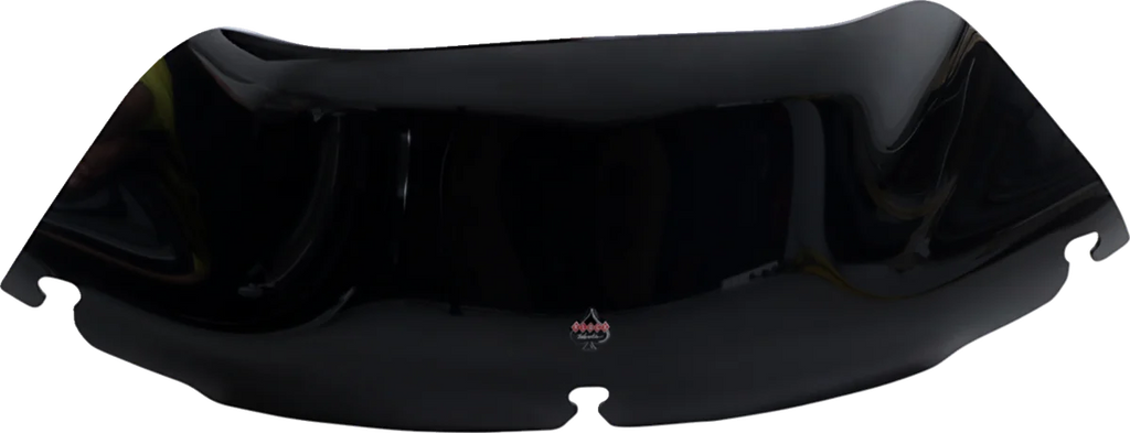 Klock Werks Flare™ Windshield - 6-1/2" - Black - '96-'13 FLHT KWW-01-0200 - Side View