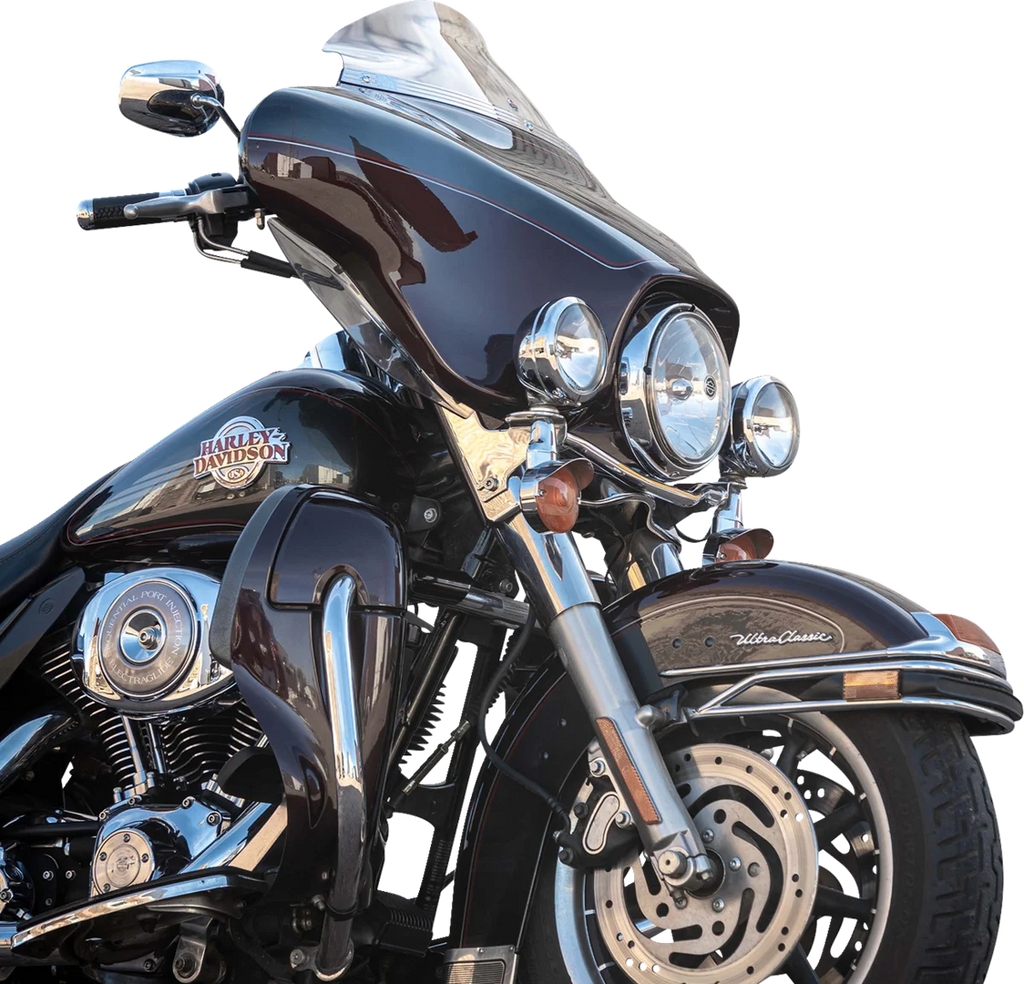 Klock Werks Flare™ Windshield - 6-1/2" - Clear - FLH KWW-01-0701 - Additional View 5