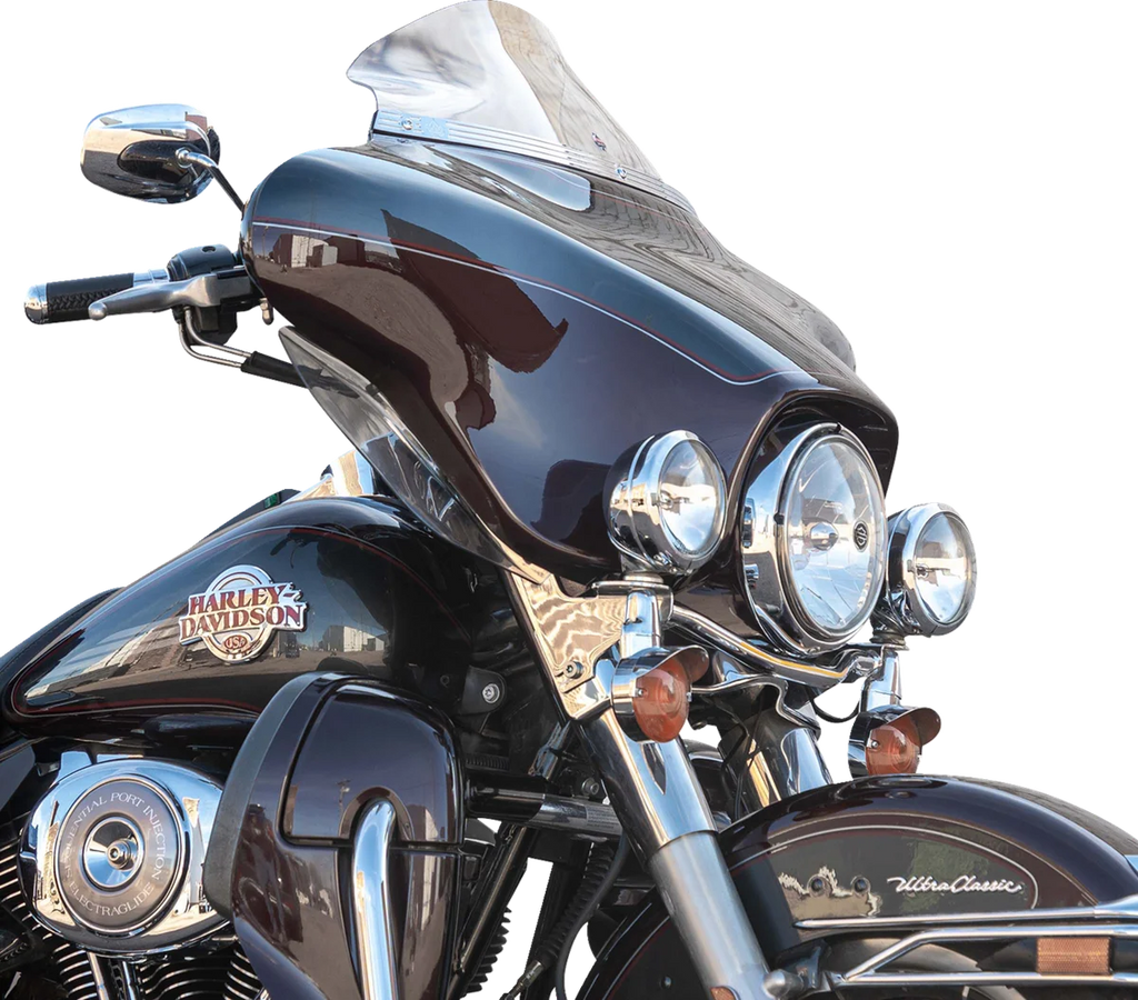 Klock Werks Flare™ Windshield - 6-1/2" - Clear - FLH KWW-01-0701 - Additional View 6
