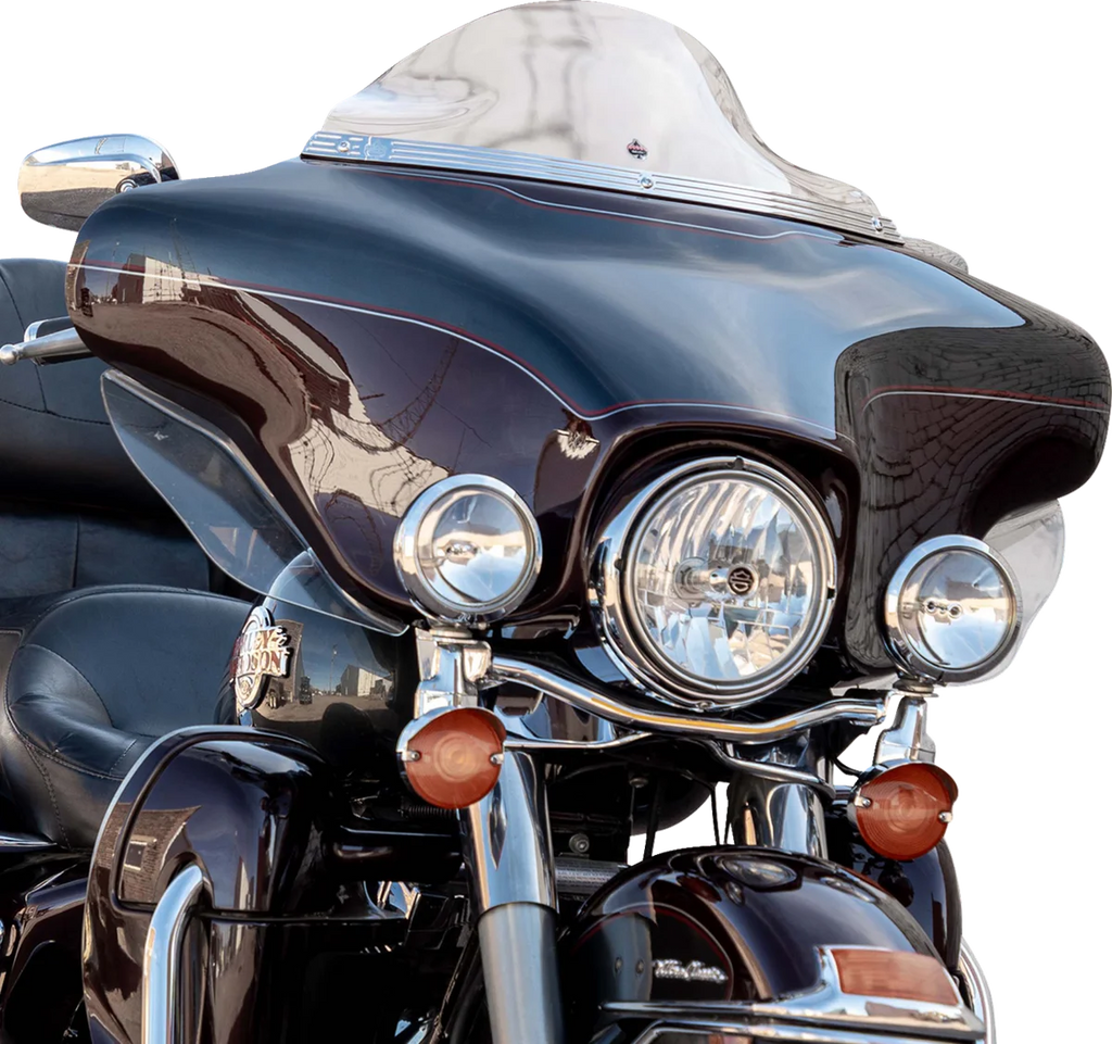 Klock Werks Flare™ Windshield - 6-1/2" - Clear - FLH KWW-01-0701 - Additional View 7