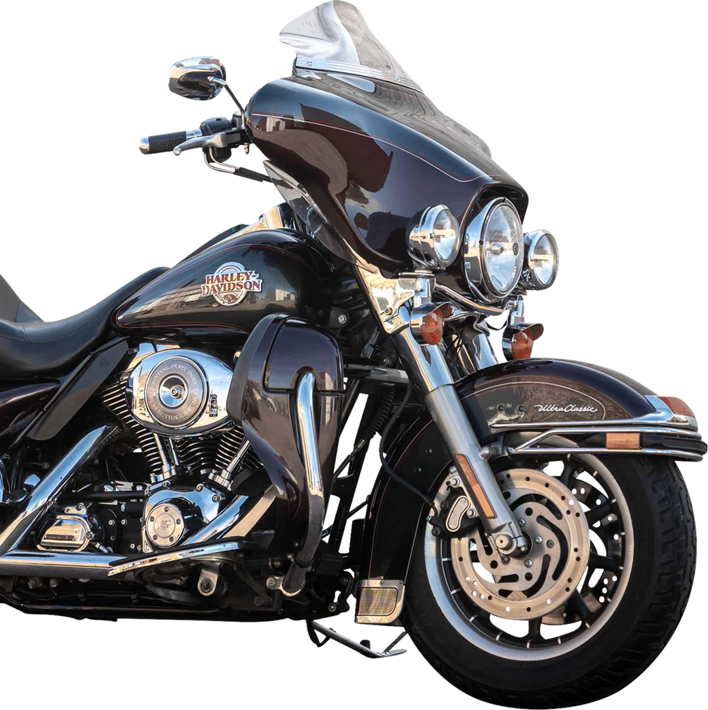 Klock Werks Flare™ Windshield - 6-1/2" - Clear - FLH KWW-01-0701 - Additional View 9