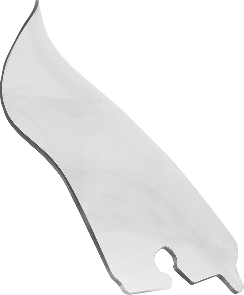 Klock Werks Flare™ Windshield - 6-1/2" - Clear - FLH KWW-01-0702 - Side View