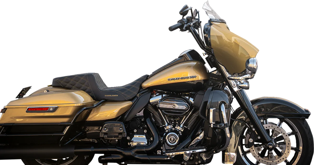 Klock Werks Flare™ Windshield - 6-1/2" - Clear - FLH KWW-01-0702 - Back View