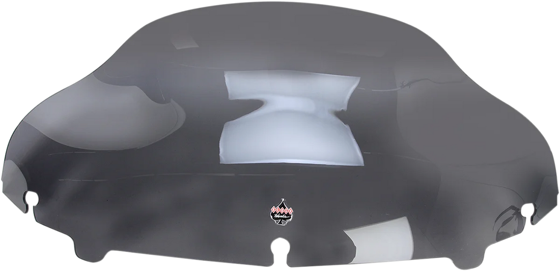 Klock Werks Flare™ Windshield - 6-1/2" - Dark Smoke - '14-'23 FLHT KWW-01-0199-2014 - Side View