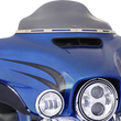 Load image into Gallery viewer, Klock Werks Flare™ Windshield - 6-1/2" - Dark Smoke - '14-'23 FLHT KWW-01-0199-2014 - Installation View