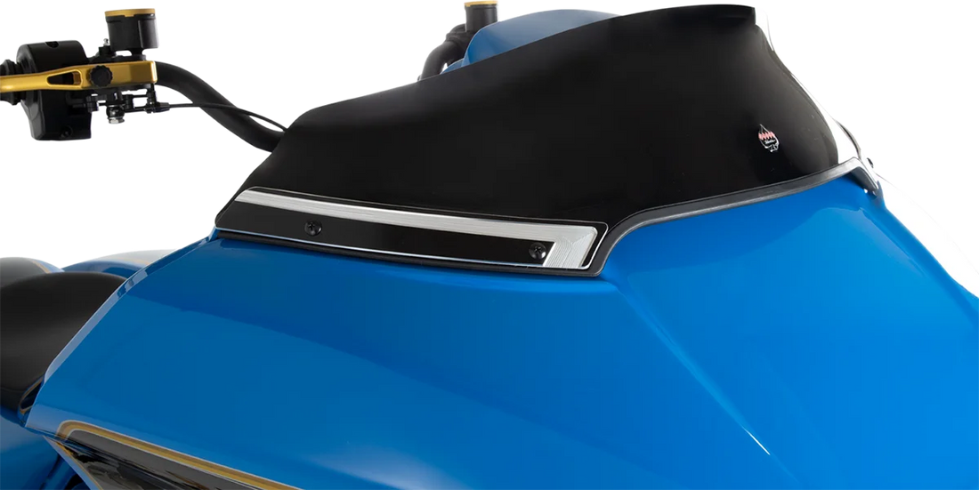 Klock Werks Flare™ Windshield - 6" - Black - FLTR KWW-01-0403 - Additional View 6