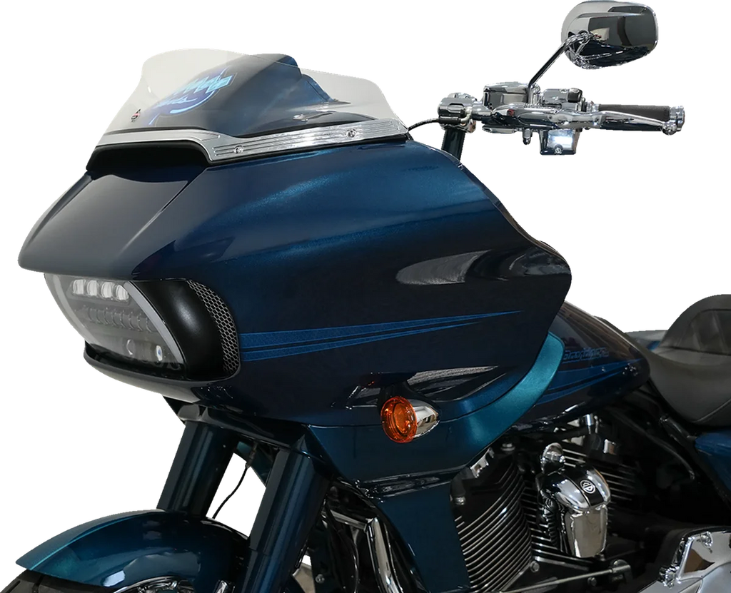 Klock Werks Flare™ Windshield - 6" - Clear - FLTR KWW-01-0658 - Installation View