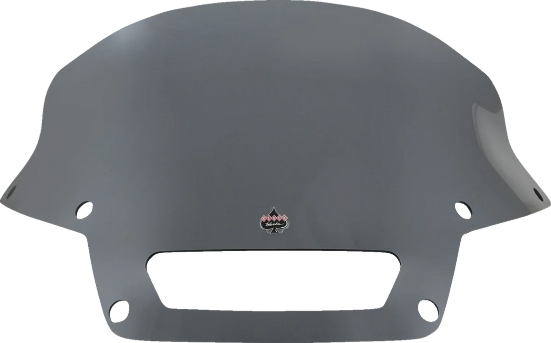 Klock Werks Flare™ Windshield - 6" - Dark Smoke - FXLRST KWW-02-0607-DS - Side View