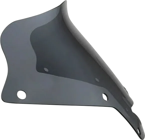 Klock Werks Flare™ Windshield - 6" - Dark Smoke - FXLRST KWW-02-0607-DS - Back View
