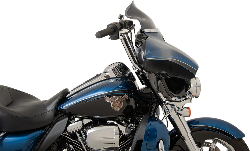 Klock Werks Flare™ Windshield - 8-1/2" - Dark - Smoke - '14-'22 FLHT KWW-01-0210-2014 - Main Product View