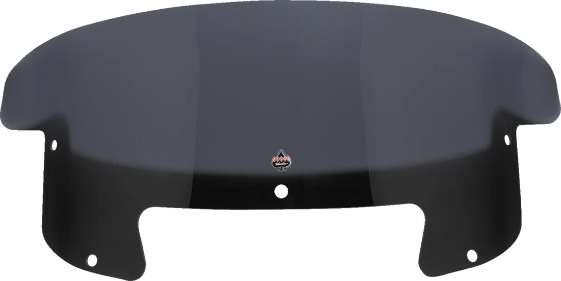 Klock Werks Flare™ Windshield - 8" - Dark Smoke - Challenger KWW-04-0580 - Back View