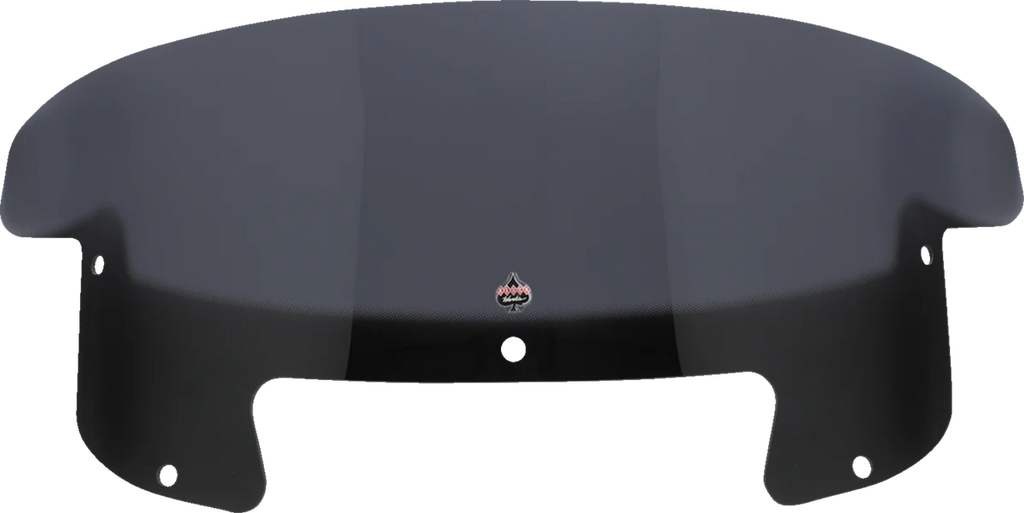 Klock Werks Flare™ Windshield - 8" - Dark Smoke - Challenger KWW-04-0580 - Back View