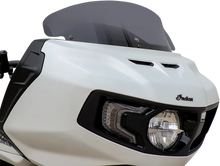 Load image into Gallery viewer, Klock Werks Flare™ Windshield - 8" - Dark Smoke - Challenger KWW-04-0580 - Installation View