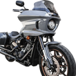 Load image into Gallery viewer, Klock Werks Flare™ Windshield - 8" - Dark Smoke - FXLRST KWW-02-0621 - Side View