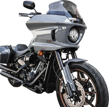 Load image into Gallery viewer, Klock Werks Flare™ Windshield - 8" - Dark Smoke - FXLRST KWW-02-0621 - Side View