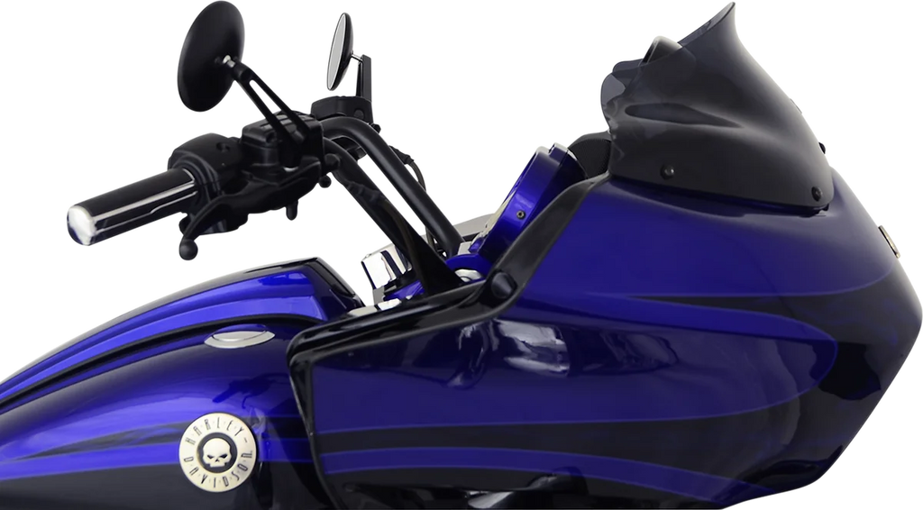 Klock Werks Flare™ Windshield - 8" - Smoke - '98-'13 FLTR KWW-01-0189 - Main Product View