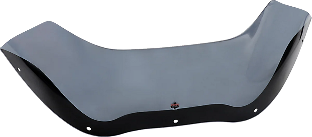 Klock Werks Flare™ Windshield - 8" - Smoke - '98-'13 FLTR KWW-01-0189 - Side View