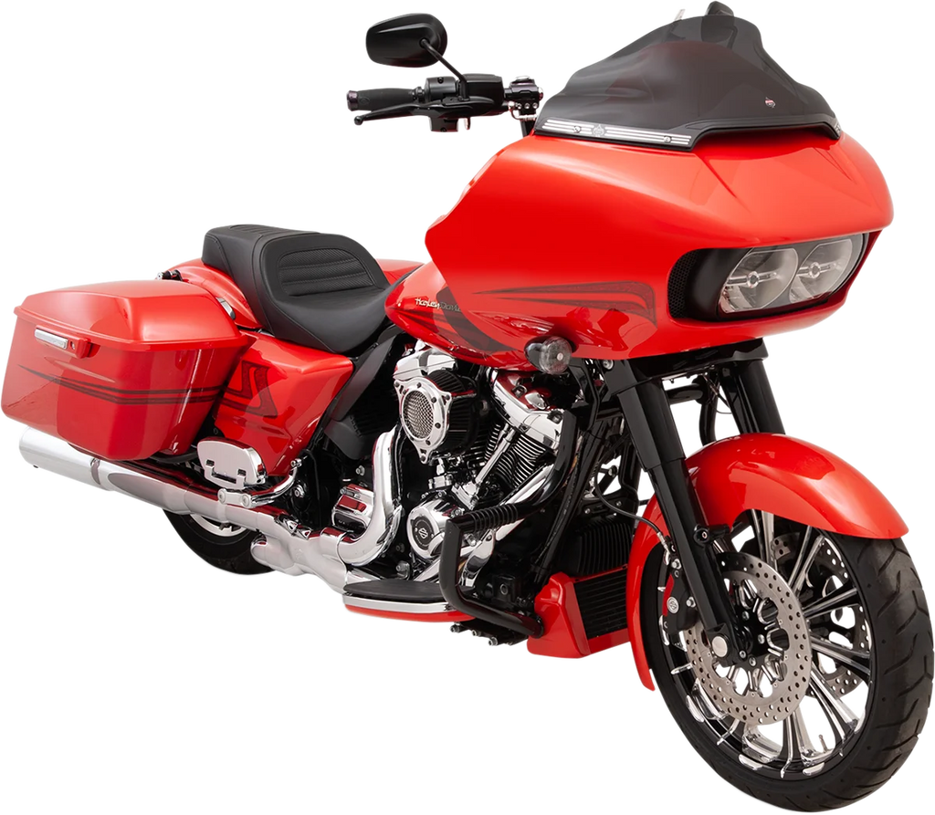Klock Werks Flare™ Windshield - 9" - Dark Smoke - FLTR KWW-01-0326 - Back View