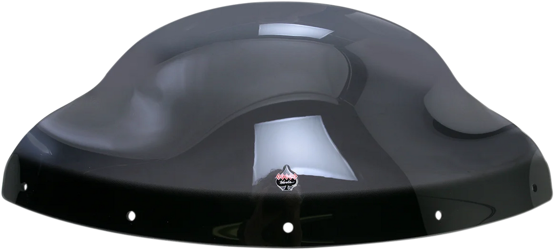 Klock Werks Flare™ Windshield - 9" - Dark Smoke - Vaquero KWW-06-0024 - Side View
