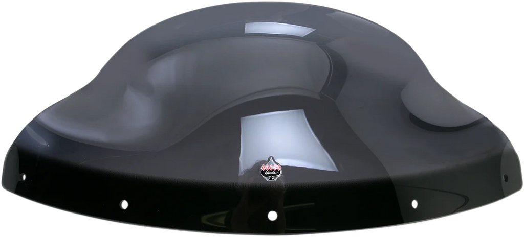 Klock Werks Flare™ Windshield - 9" - Dark Smoke - Vaquero KWW-06-0024 - Side View
