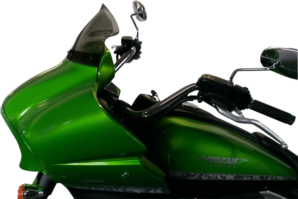 Klock Werks Flare™ Windshield - 9" - Tinted - Vaquero KWW-06-0023 - Side View