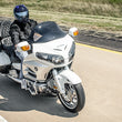 Load image into Gallery viewer, Klock Werks Flare™ Windshield - Dark Smoke - GL1800 KWW-06-0251 - Back View