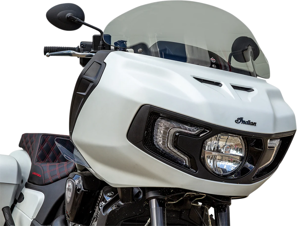 Klock Werks Flare™ Windshield - Tinted - 11" - Challenger KWW-04-0584-T - Back View