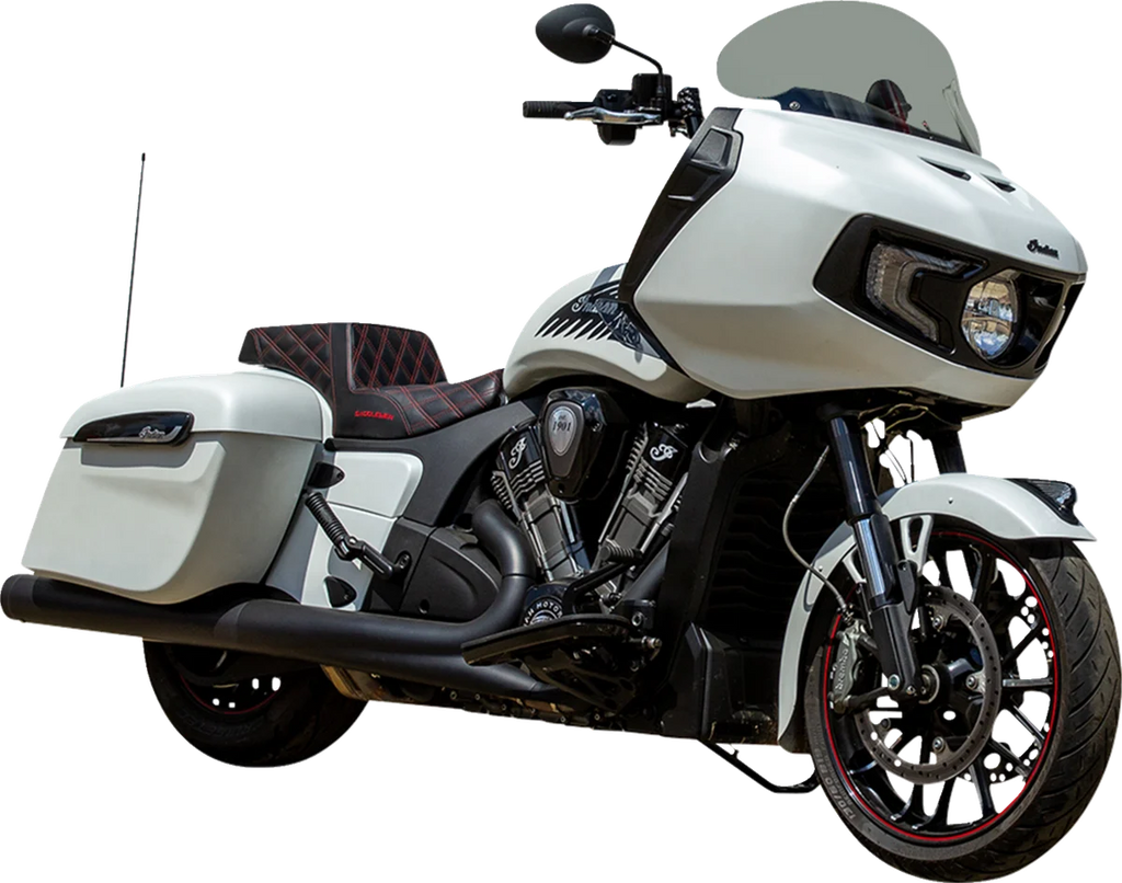 Klock Werks Flare™ Windshield - Tinted - 11" - Challenger KWW-04-0584-T - Installation View