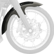 Load image into Gallery viewer, Klock Werks Front Fender - Henry Fit - 16"-19" KWF-01-0308 - Back View