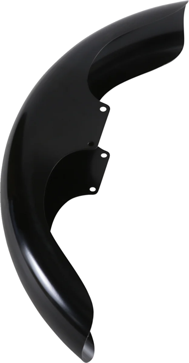Klock Werks Front Fender - Klub - Black - 19" KWF-03-0004 - Side View