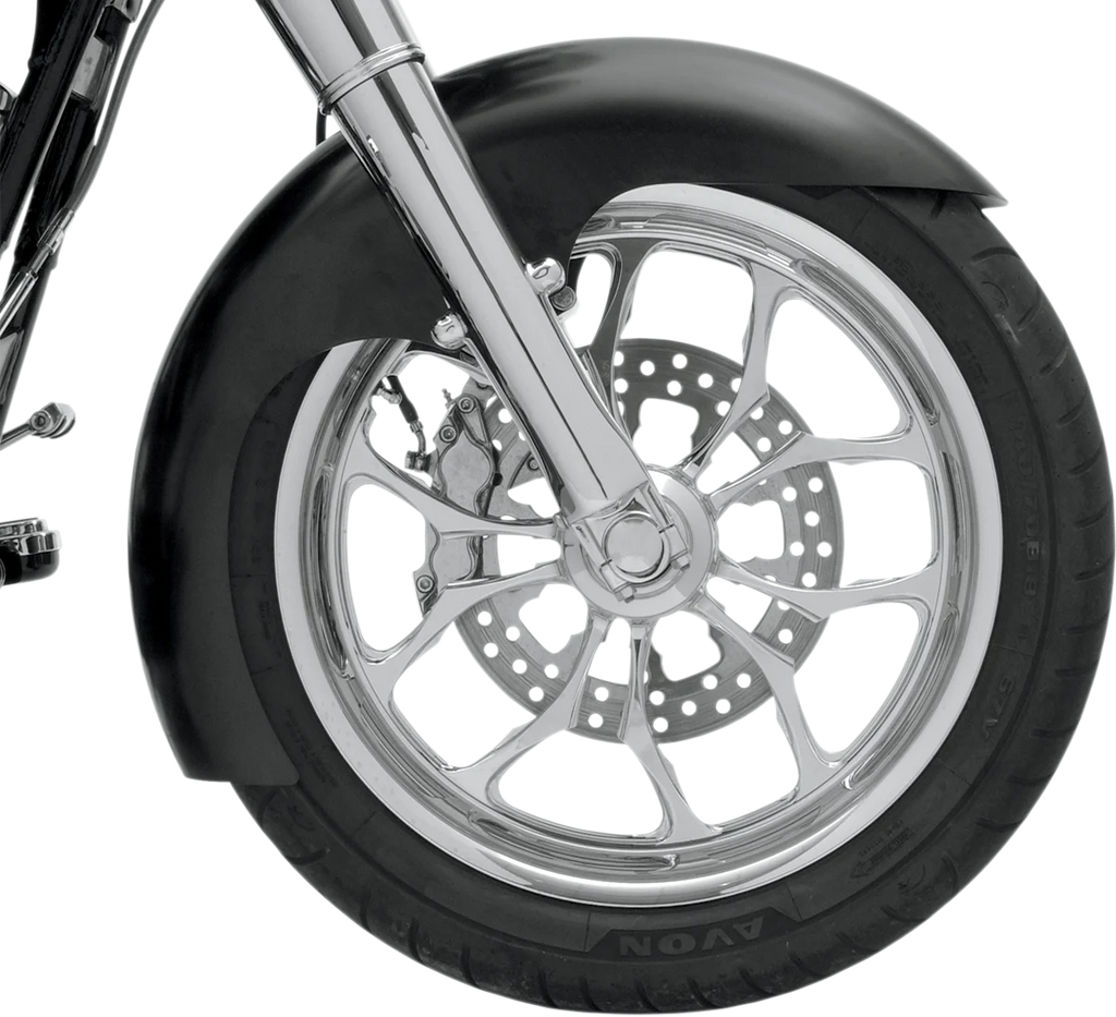 Klock Werks Front Fender - Level - Black - 19" KWF-03-0001 - Installation View
