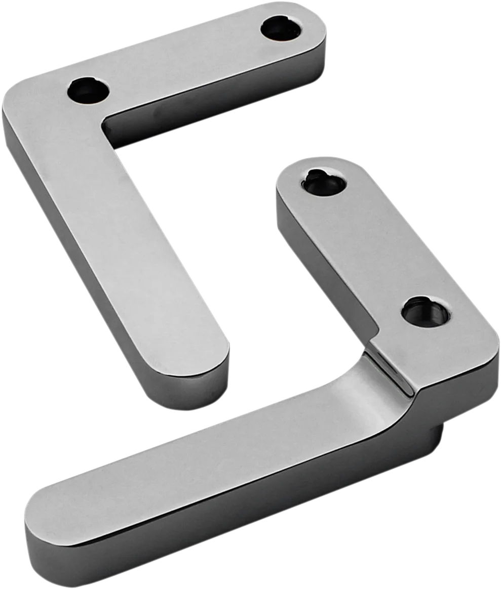 Klock Werks Front Fender Mounting Blocks - Chrome KWFS-02-0410 - Side View
