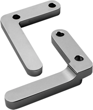 Load image into Gallery viewer, Klock Werks Front Fender Mounting Blocks - Chrome KWFS-02-0410 - Side View