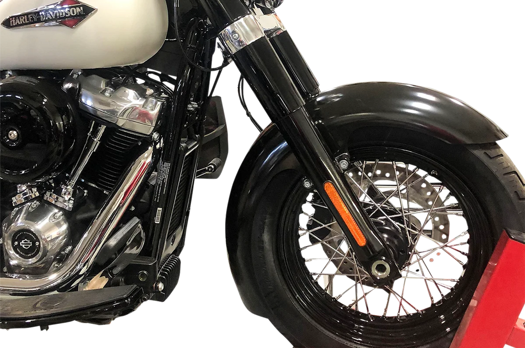 Klock Werks Front Fender - Slicer - Black - 19" KWF-02-0519 - Installation View