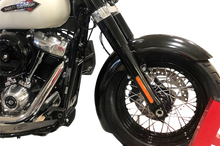 Load image into Gallery viewer, Klock Werks Front Fender - Slicer - Black - 19" KWF-02-0519 - Installation View