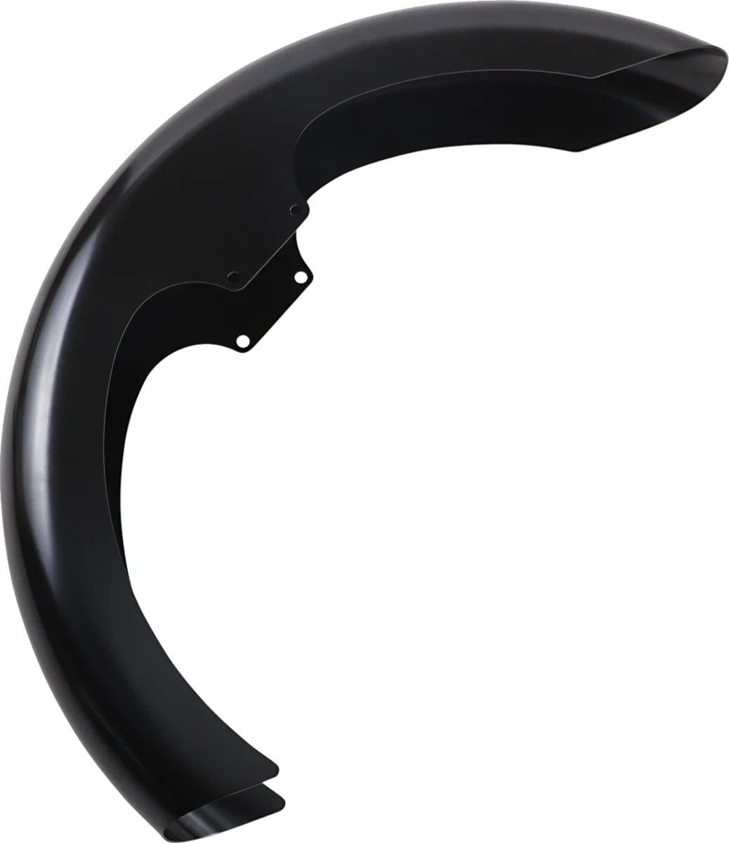 Klock Werks Front Fender - Slicer - Black - 19" KWF-03-0003 - Side View