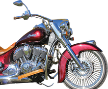 Load image into Gallery viewer, Klock Werks Front Fender - Steel - Indian/Chief - 16&quot;-19&quot; KWF-04-0400 - Side View