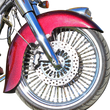 Load image into Gallery viewer, Klock Werks Front Fender - Steel - Indian/Chief - 16"-19" KWF-04-0400 - Back View