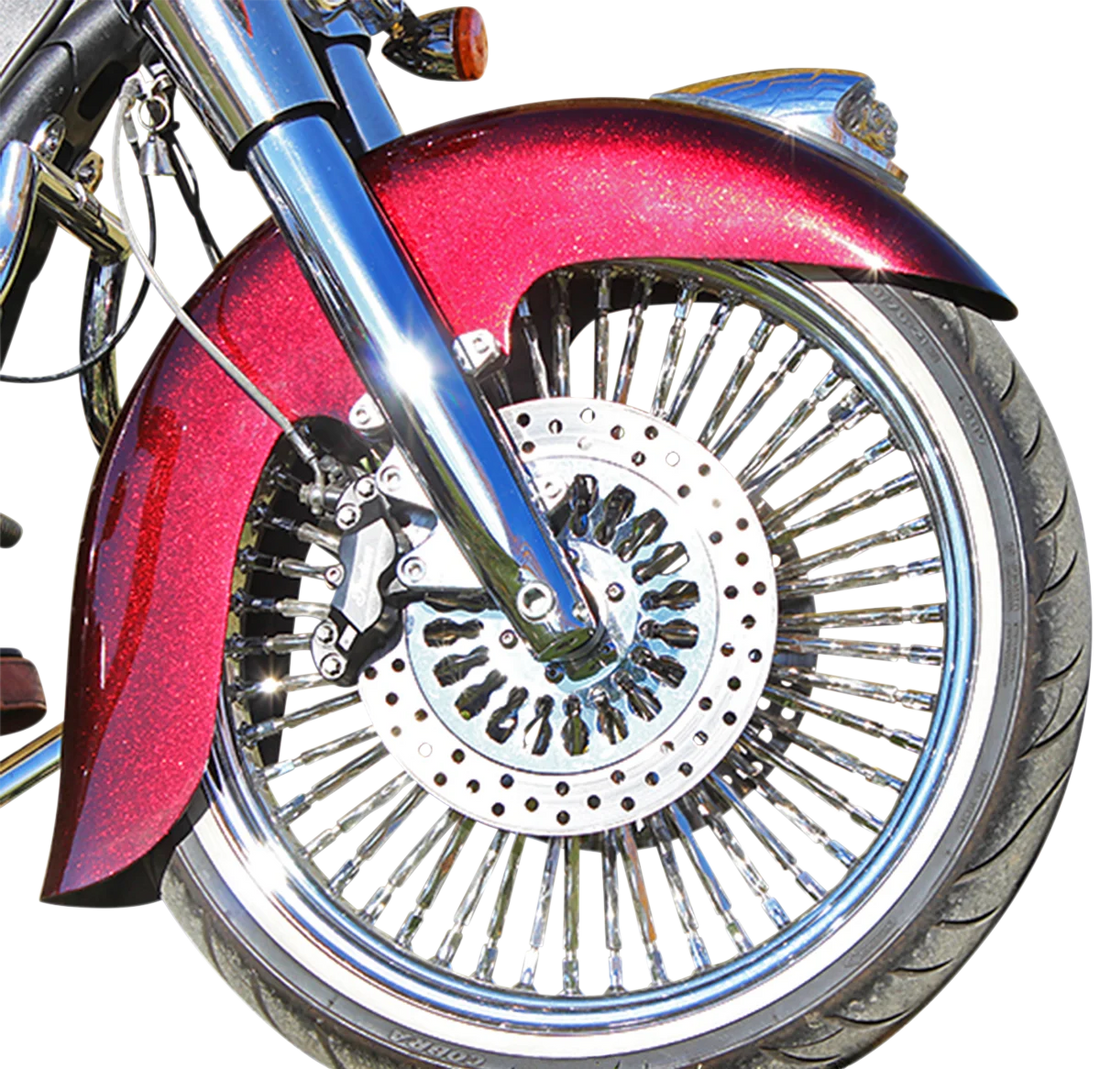 Klock Werks Front Fender - Steel - Indian/Chief - 16"-19" KWF-04-0400 - Back View