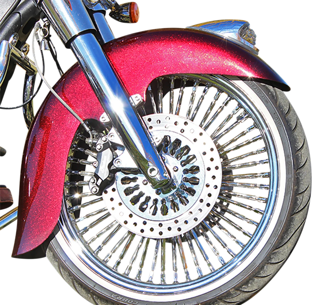 Klock Werks Front Fender - Steel - Indian/Chief - 16"-19" KWF-04-0400 - Back View