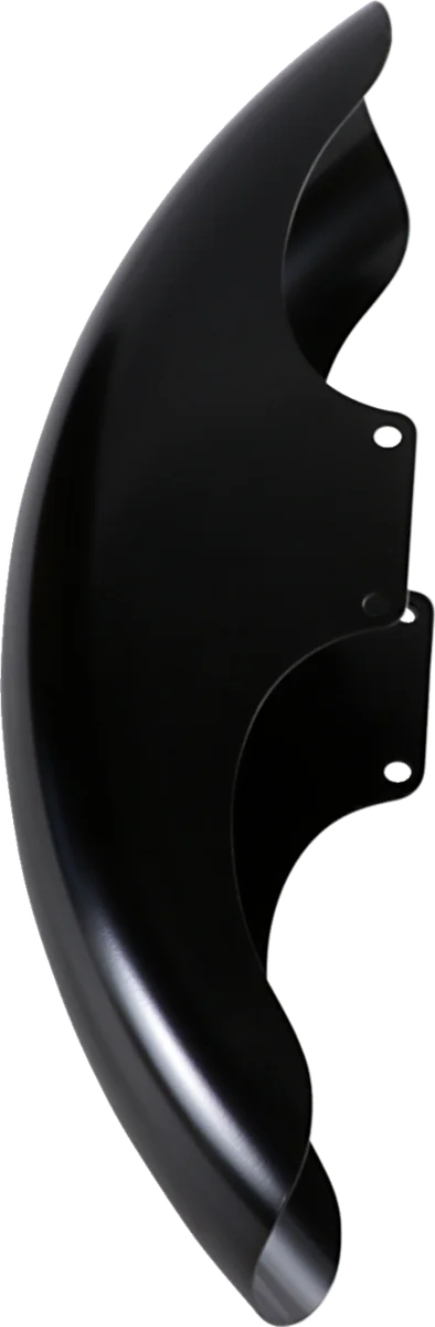 Klock Werks Front Fender - T-Hat - Black - 19" KWF-03-0005 - Side View