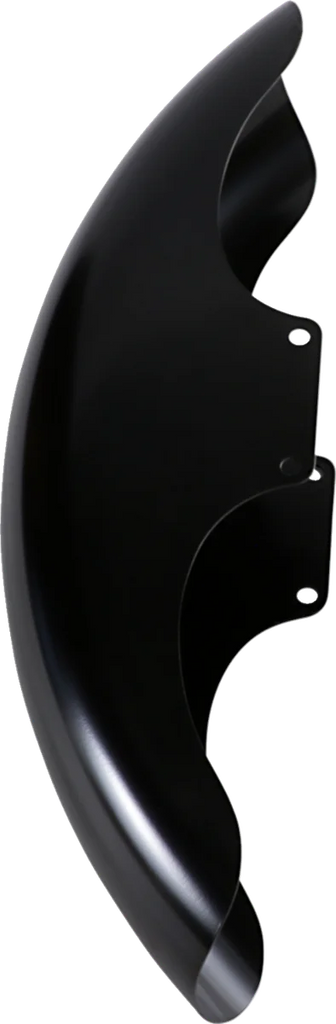 Klock Werks Front Fender - T-Hat - Black - 19" KWF-03-0005 - Side View