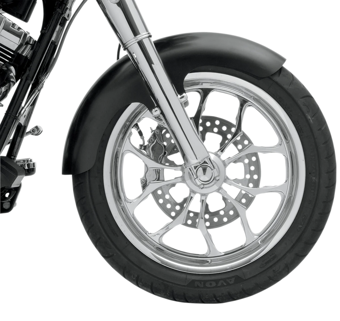 Klock Werks Front Fender - Thickster - Black - 21" KWF-02-0024 - Side View
