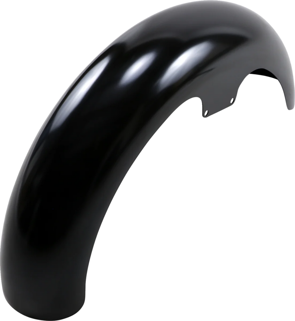 Klock Werks Front Fender - Wrapper - Black - 18" KWF-02-0019 - Side View