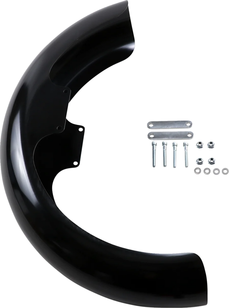Klock Werks Front Fender - Wrapper - Black - 19" KWF-02-0517 - Main Product View