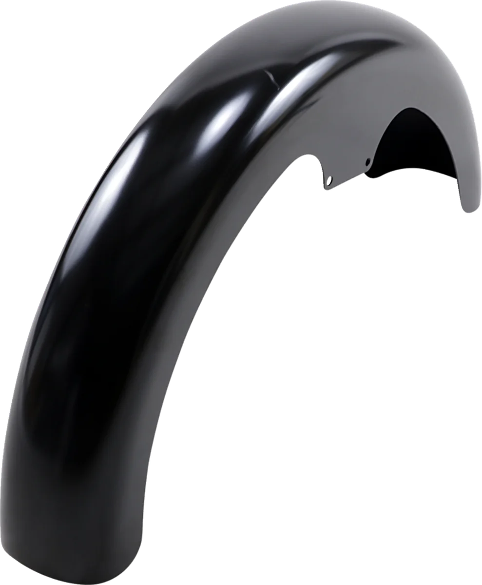 Klock Werks Front Fender - Wrapper - Black - 19" KWF-03-0002 - Side View