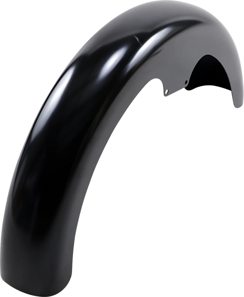 Klock Werks Front Fender - Wrapper - Black - 19" KWF-03-0002 - Side View